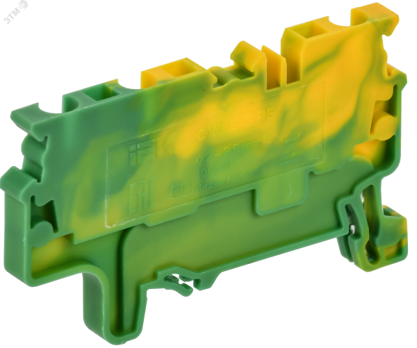 ARMAFIX Клемма пружинная CX2.5-3 PE 2,5мм2 трехконтактная заземляющая IEK AF-CT41-00-3-K52-002