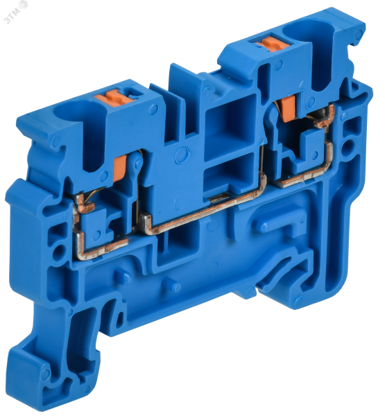 ARMAFIX Клемма пружинная CX4 BU 4мм2 проходная синяя IEK AF-CT40-00-K07-004