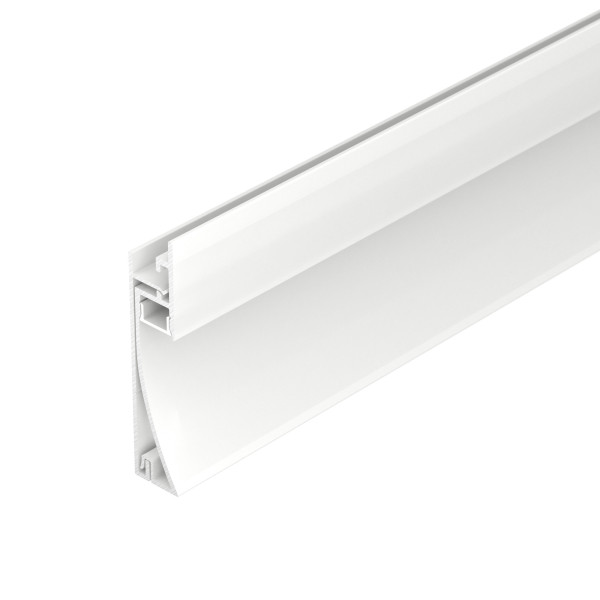 Профиль PLINTUS-H58-F-2000 WHITE 045297
