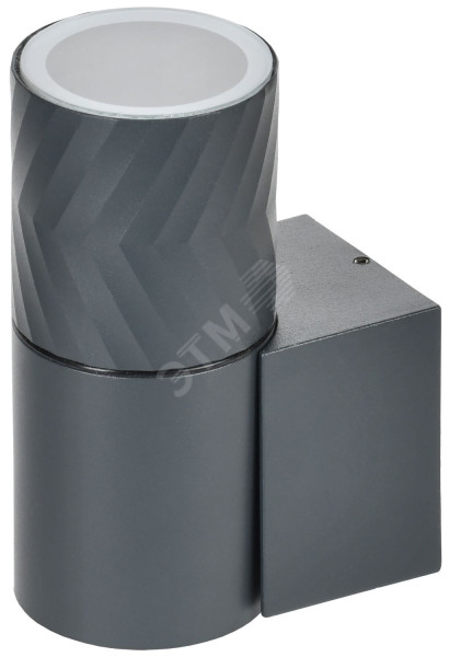 LIGHTING Светильник уличный 5107 настенный под лампу GU10 IP65 серый IEK LT-UBU0-5107-GU10-1-K03