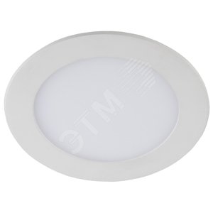 LED 1-9-4K Светильник светодиодный круглый LED 9W 220V 4000K (30/840) Б0017487