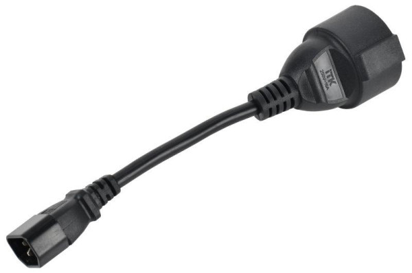 Адаптер PDU 3х1,5 10см с разъёмами C14-Schuko PC-C14D-10CM