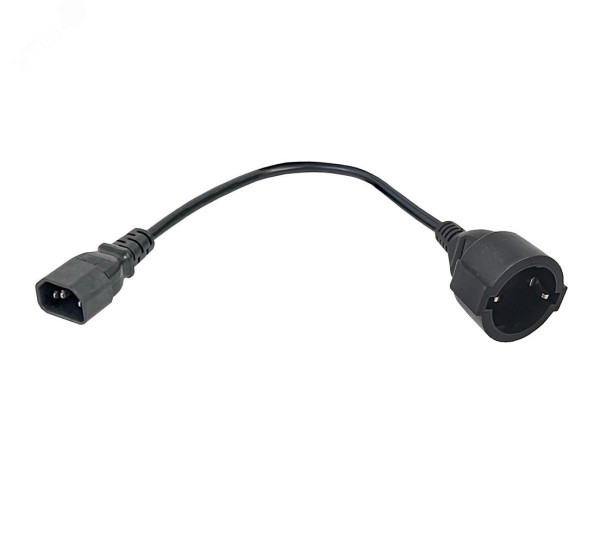 Адаптер PDU 3х1.5 10см с разъ-мами C14-Schuko PC-C14D-10CM