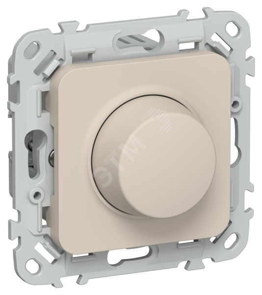 FLITE Светорегулятор проходной TRIAC 550Вт СС26-5-12-ФлЛ льняной IEK FI-D23-0550-P-K88