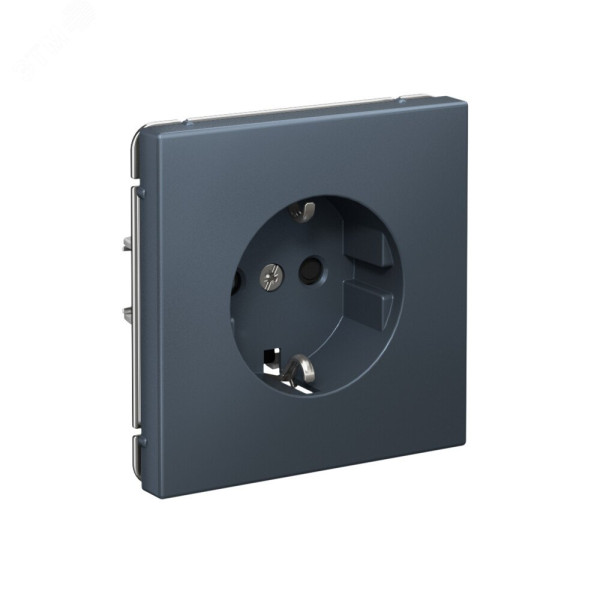 ARTGALLERY РОЗЕТКА с заземлением со шторками, 16А, механизм, быстрозажимные клеммы, грифель GAL000745S