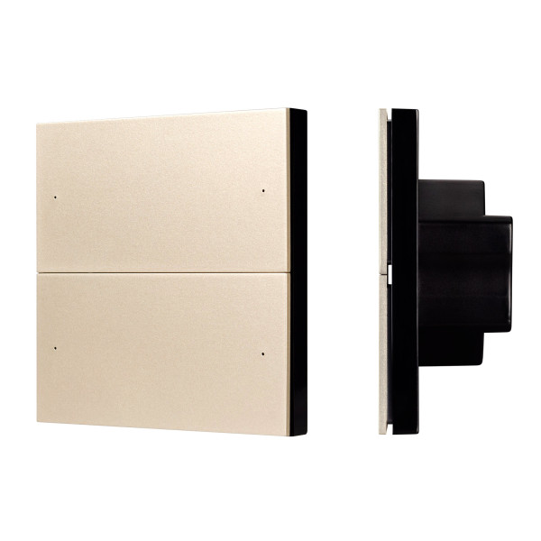 INTELLIGENT ARLIGHT Кнопочная панель SMART-DMX512-801-22-4G-4SC-DIM-IN Gold (230V, 2.4G) 039313